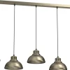 Lampa Wisząca SVEN Złoty Szary Metalowy Klosz 5xE27 * Luminex Hot