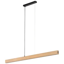 Lampa Wisząca TEO Brązowy Drewno 36W LED * TK Lighting New