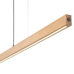 Lampa Wisząca TEO Brązowy Drewno 36W LED * TK Lighting New