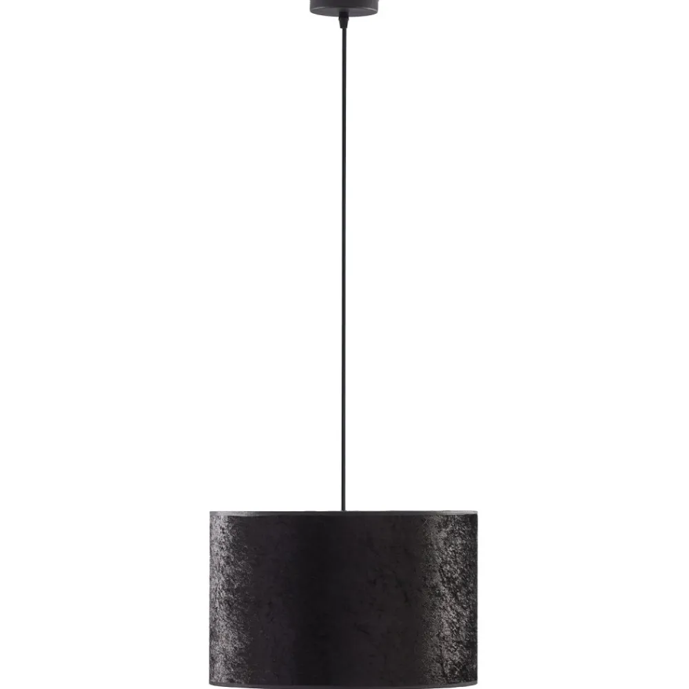 Lampa Wisząca TERCINO Czarny Złoty Abażur 1xE27 38cm * TK Lighting Outlet