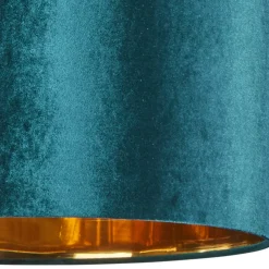 Lampa Wisząca TERCINO Zielony Złoty Abażur 3xE27 50cm * TK Lighting Clearance