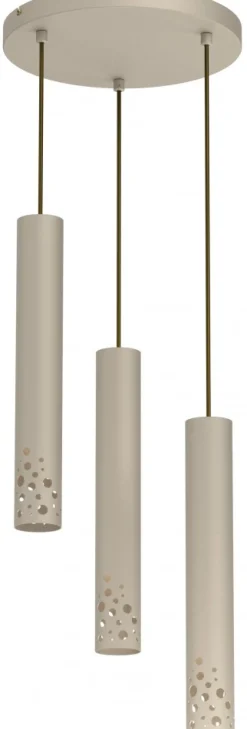 Lampa Wisząca TIBIA BUBLE Beżowy 3xGU10