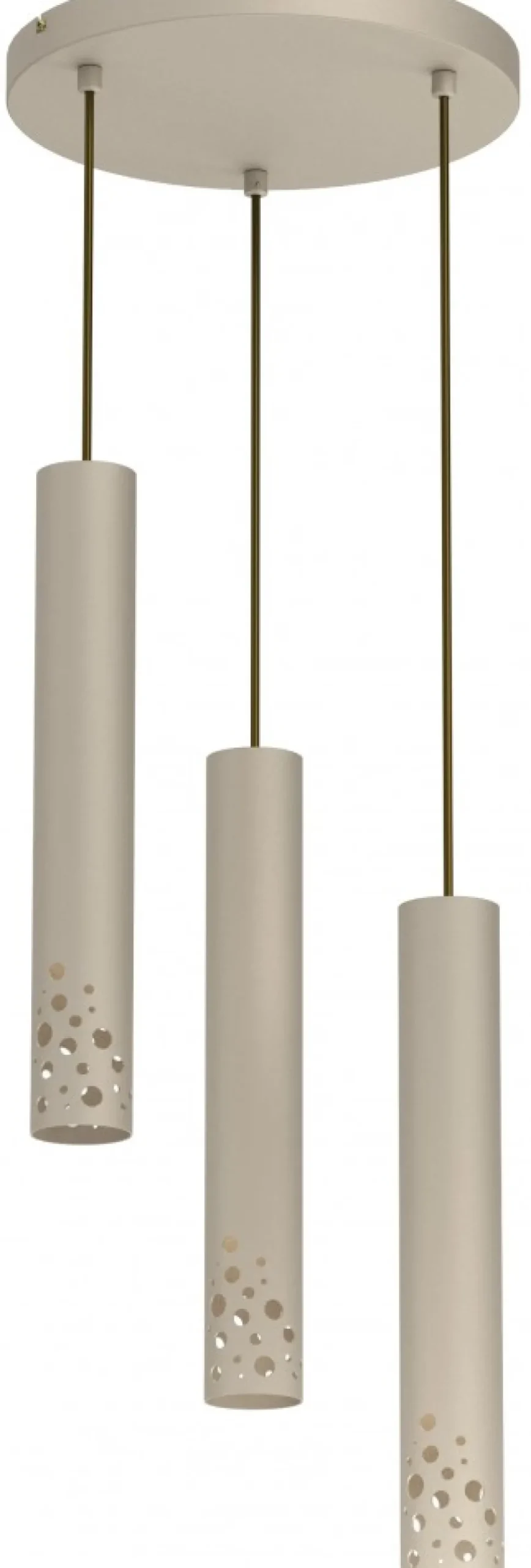 Lampa Wisząca TIBIA BUBLE Beżowy 3xGU10