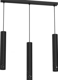Lampa Wisząca TIBIA BUBLE Czarny 3xGU10 Listwa