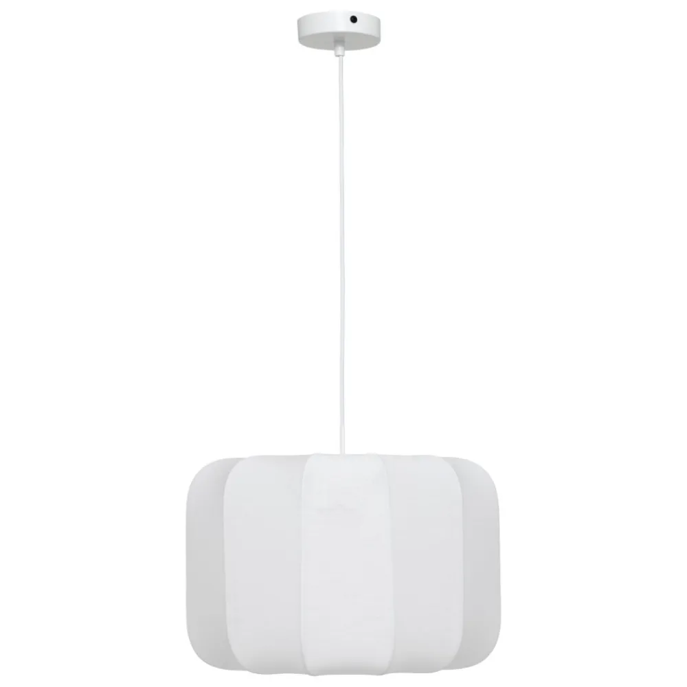 Lampa wisząca Tobie biała z bawełny duża * Atmosphera Sale