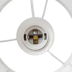 Lampa wisząca Tobie biała z bawełny duża * Atmosphera Sale