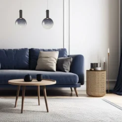 Lampa Wisząca TORONTO Biały Czarny Szklany Klosz 1xGU10 25cm * Eko-light Discount