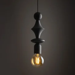 Lampa wisząca TOWER czarna 1xE27 * TK Lighting Best