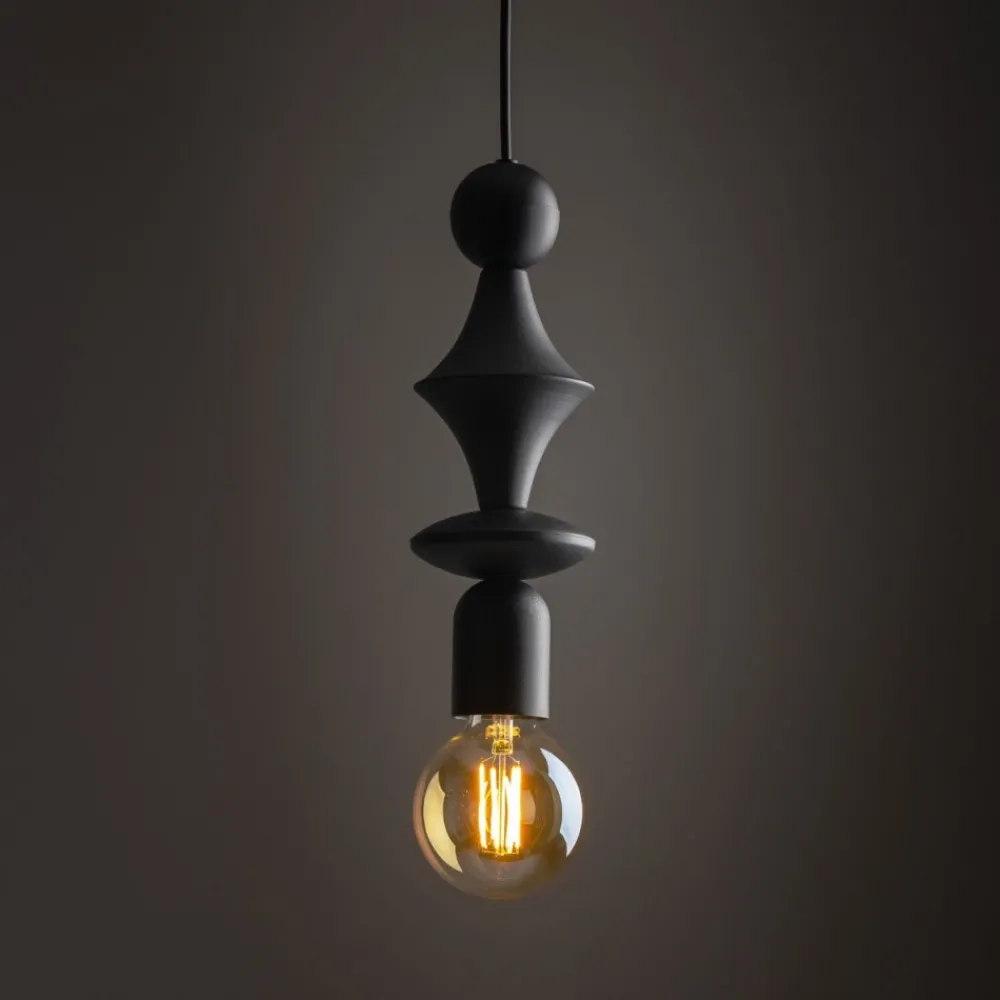 Lampa wisząca TOWER czarna 1xE27 * TK Lighting Best
