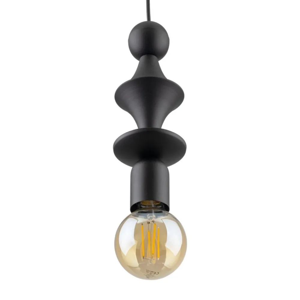 Lampa wisząca TOWER czarna 1xE27 * TK Lighting Best