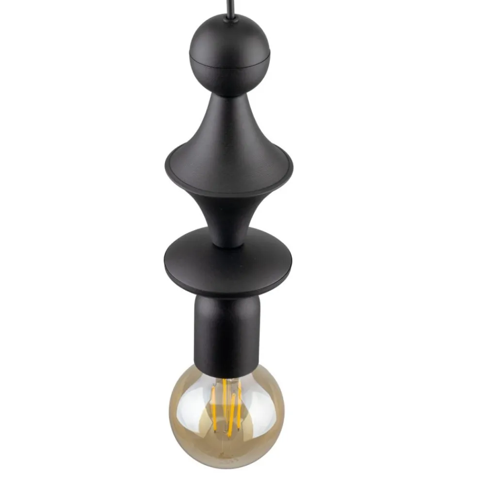 Lampa wisząca TOWER czarna 1xE27 * TK Lighting Best