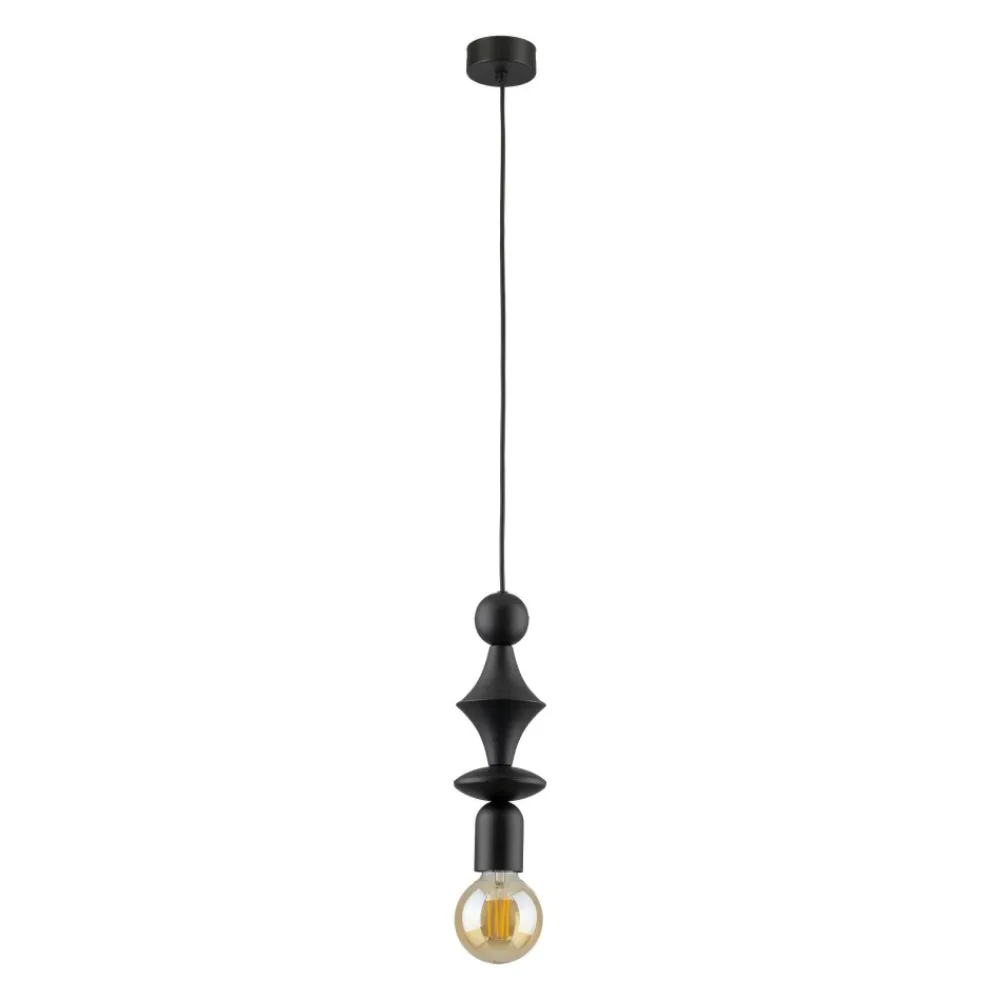 Lampa wisząca TOWER czarna 1xE27 * TK Lighting Best