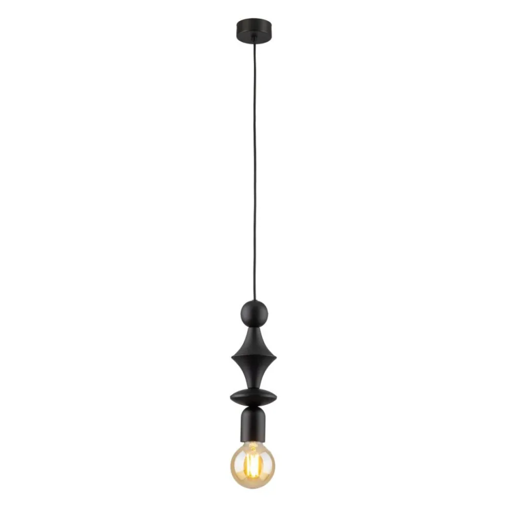 Lampa wisząca TOWER czarna 1xE27 * TK Lighting Best