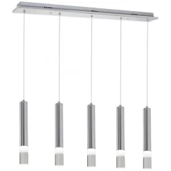 Lampa wisząca tuby ICE Led chrom * Eko-light Discount