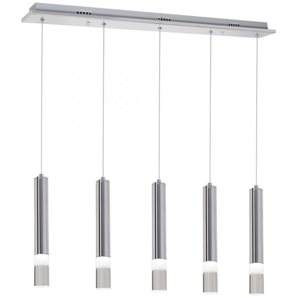 Lampa wisząca tuby ICE Led chrom * Eko-light Discount