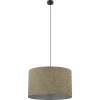 Lampa wisząca VELLUM czarna abażur melanżowy 1xE27 * TK Lighting Sale
