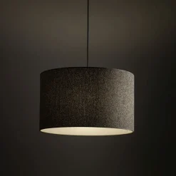 Lampa wisząca VELLUM czarna abażur melanżowy 1xE27 * TK Lighting Sale