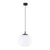 Lampa Wisząca VIBE Czarny Biały Szklany Klosz 1xE27 35cm * TK Lighting Outlet