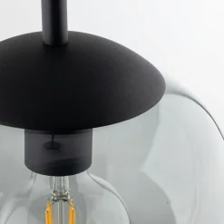 Lampa Wisząca VIBE Czarny Grafit Szklany Klosz 1xE27 20cm * TK Lighting Online