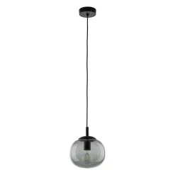 Lampa Wisząca VIBE Czarny Grafit Szklany Klosz 1xE27 20cm * TK Lighting Online