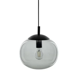 Lampa Wisząca VIBE Czarny Grafit Szklany Klosz1xE27 35cm * TK Lighting Discount