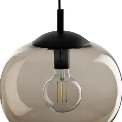 Lampa Wisząca VIBE Czarny Topaz Szklany Klosz1xE27 25cm * TK Lighting New