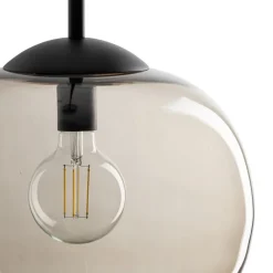Lampa Wisząca VIBE Czarny Topaz Szklany Klosz 1xE27 35cm * TK Lighting New
