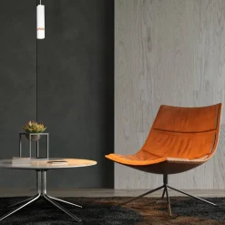 Lampa wisząca VIDAR Biały Brązowy 1xGU10 * Eko-light New