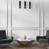 Lampa wisząca VIDAR Czarny Brązowy 3xGU10 * Eko-light Best