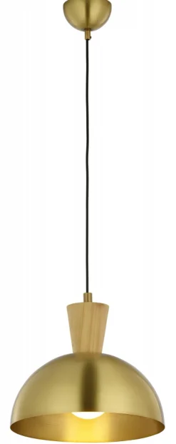 Lampa Wisząca VITO Złoty 1xE27 31 cm * Jupiter New