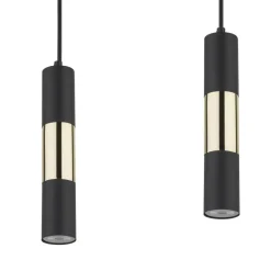Lampa Wisząca VIVIENE Czarny Złoty 5xGU10 * TK Lighting Outlet