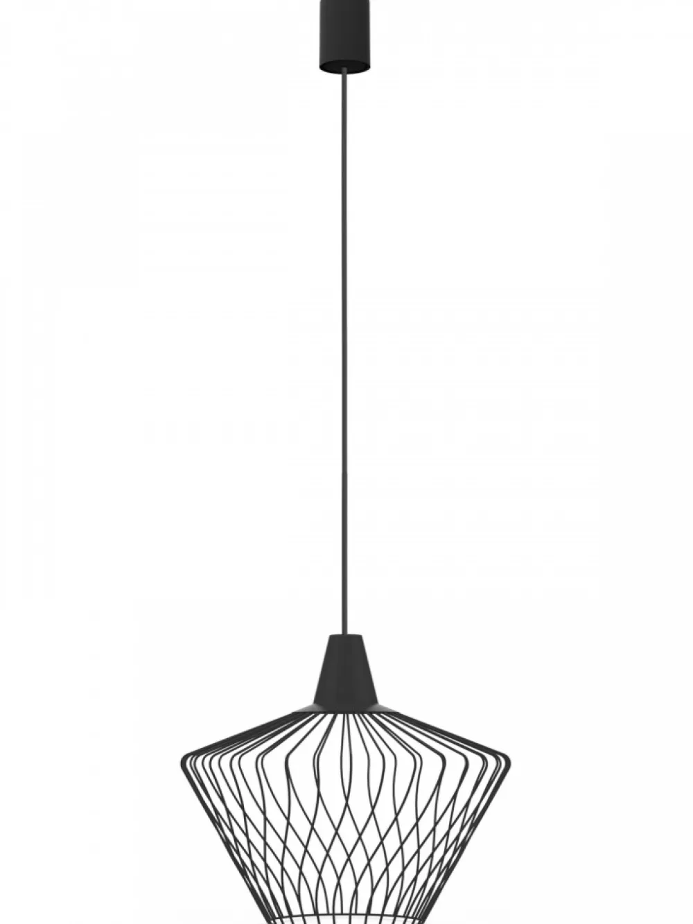 Lampa wisząca WAVE S czarna 1xE27 * Nowodvorski Best