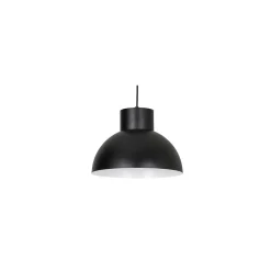 Lampa Wisząca WORKS Czarny Metalowy Klosz 1xE27 38cm * Nowodvorski New