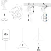 Lampa Wisząca ZENITH M Szary 1xGU10 ES111 35cm * Nowodvorski Clearance