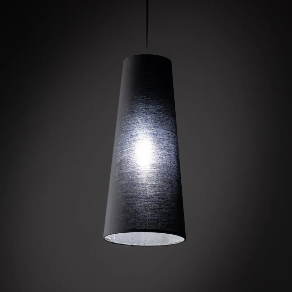 Lampa Wisząca ZING Czarny Abażur 1xE27 20cm * TK Lighting Best