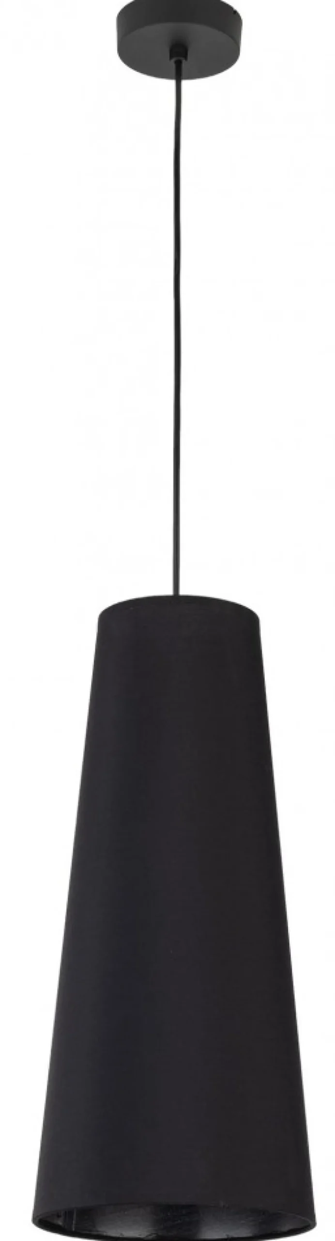 Lampa Wisząca ZING Czarny Abażur 1xE27 20cm * TK Lighting Best
