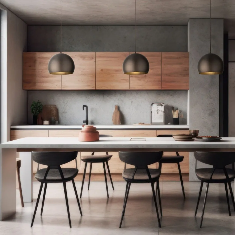 Lampa wisząca ZOE M brązowa 1xE27 * TK Lighting Sale