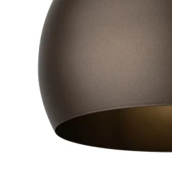 Lampa wisząca ZOE M brązowa 1xE27 * TK Lighting Sale