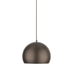 Lampa wisząca ZOE M brązowa 1xE27 * TK Lighting Sale