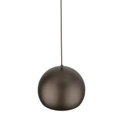 Lampa wisząca ZOE M brązowa 1xE27 * TK Lighting Sale