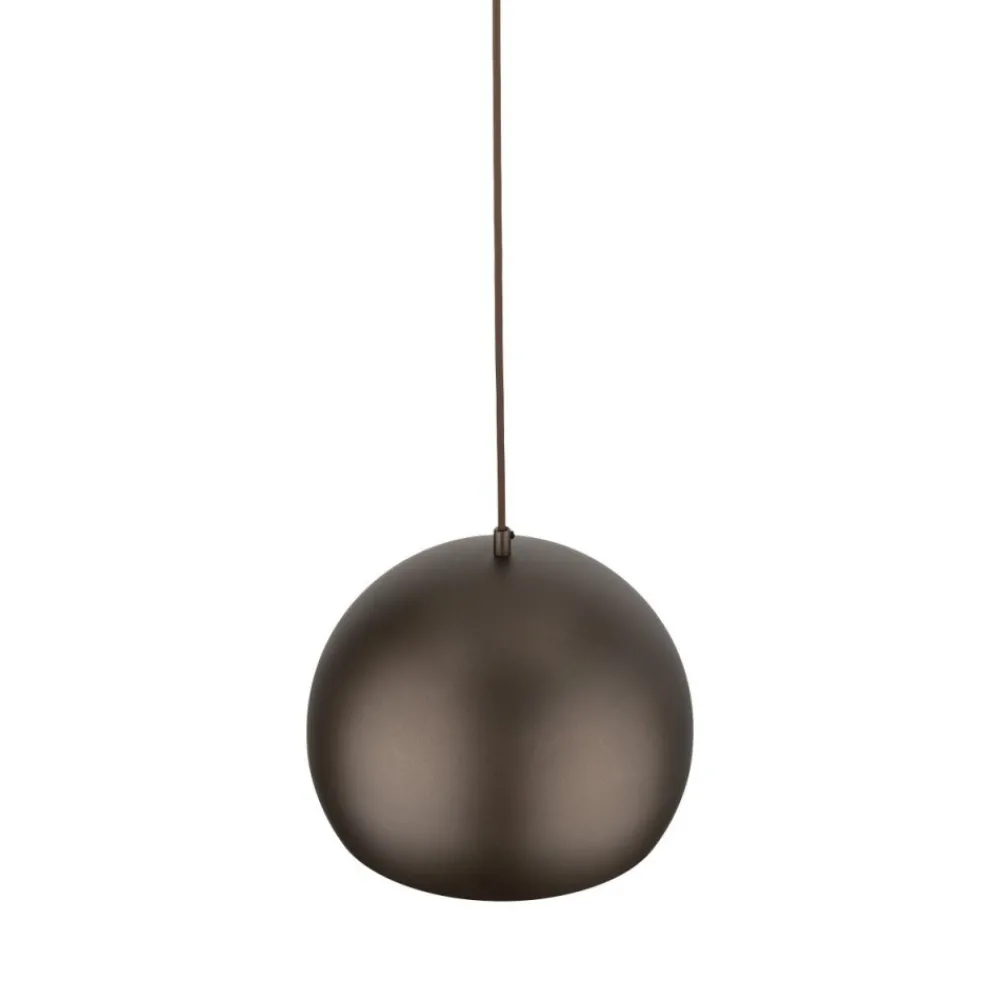 Lampa wisząca ZOE M brązowa 1xE27 * TK Lighting Sale