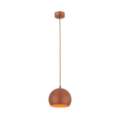Lampa wisząca ZOE S ceglasta 1xE27 * TK Lighting New