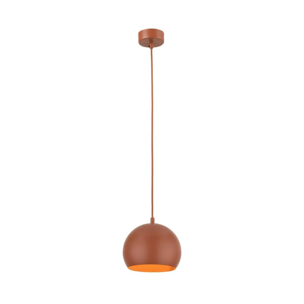 Lampa wisząca ZOE S ceglasta 1xE27 * TK Lighting New