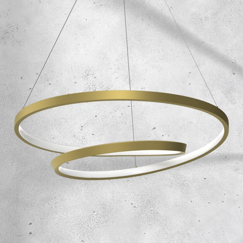 Lampa wisząca złota Lucero 48W LED * Eko-light Hot