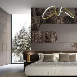 Lampa wisząca złota Tesoro 48W LED * Eko-light Clearance