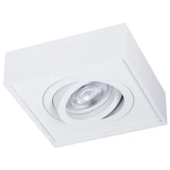 Lampa wpuszczana oczko NUSA square biała * Eko-light