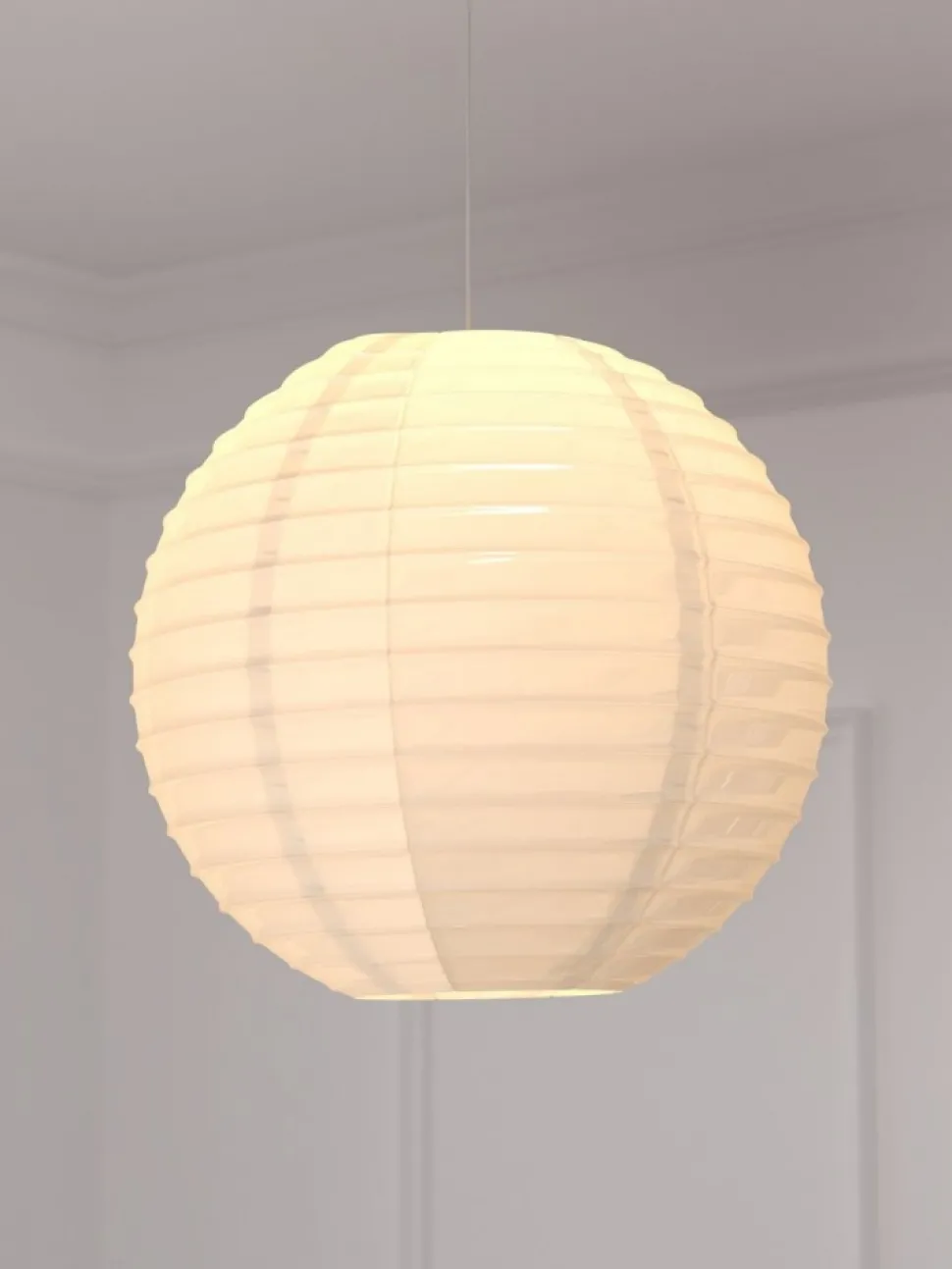 Lampion papierowy Biały