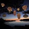 Lampion solarny Round 20 Light Taupe