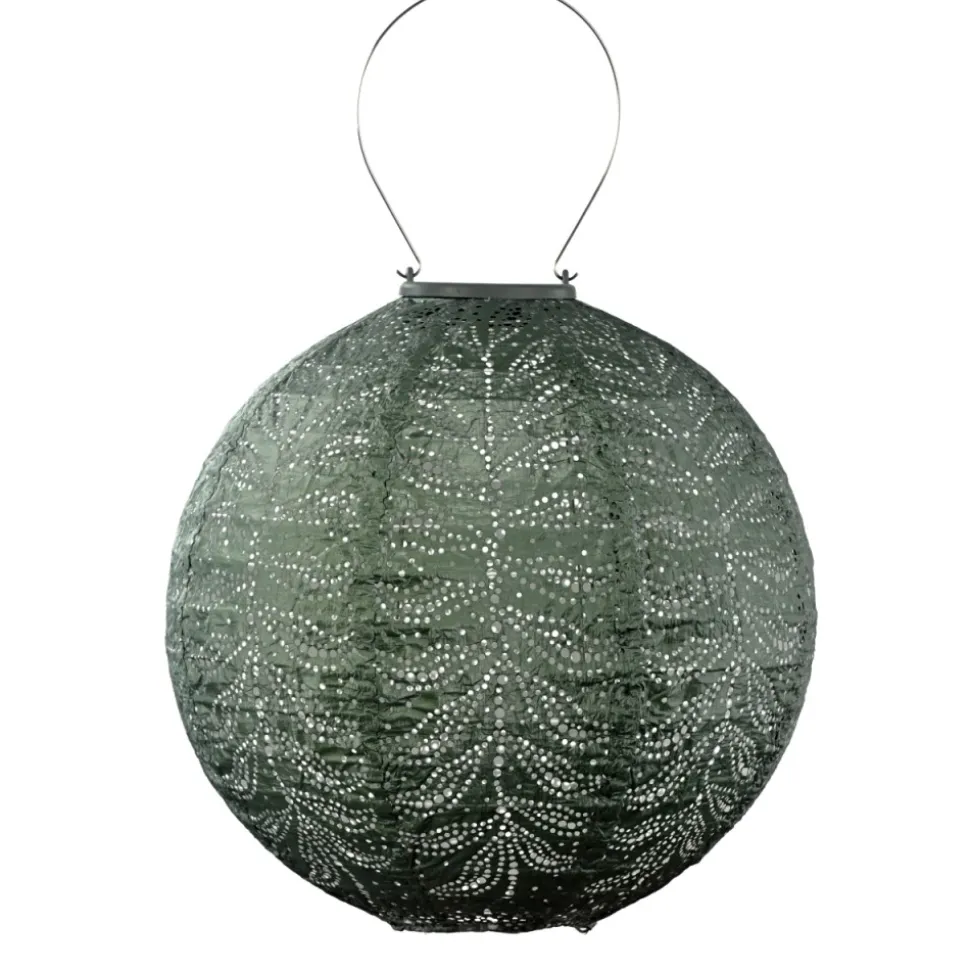 Lampion solarny Round 30 Sage Green