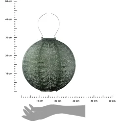 Lampion solarny Round 30 Sage Green
